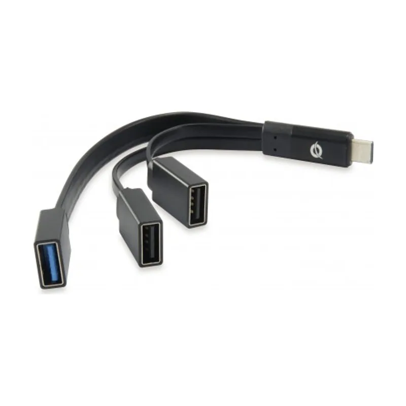Conceptronic HUB USB 3.1 USB-C Hubbies 1 Puerto USB 3.0 + 2 Puertos USB 2.0