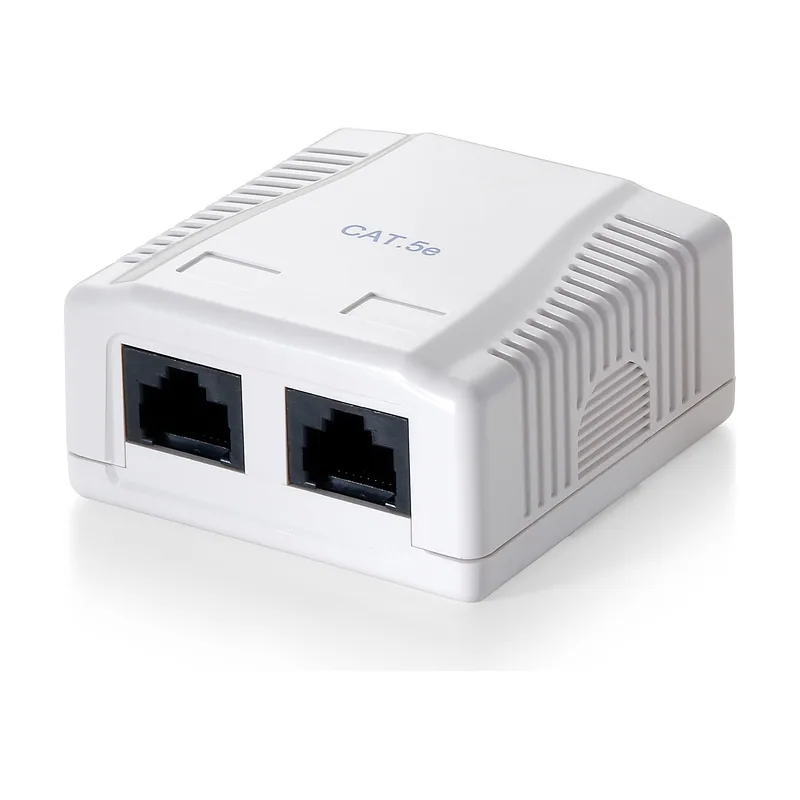 Equip Roseta DE Superficie Categoria 5e 2 Hembras RJ45