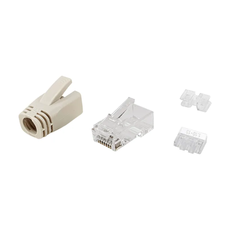 Equip KIT 100 Conectores RJ45 Categoria 6A 121176 CON Capuchon Y Guia