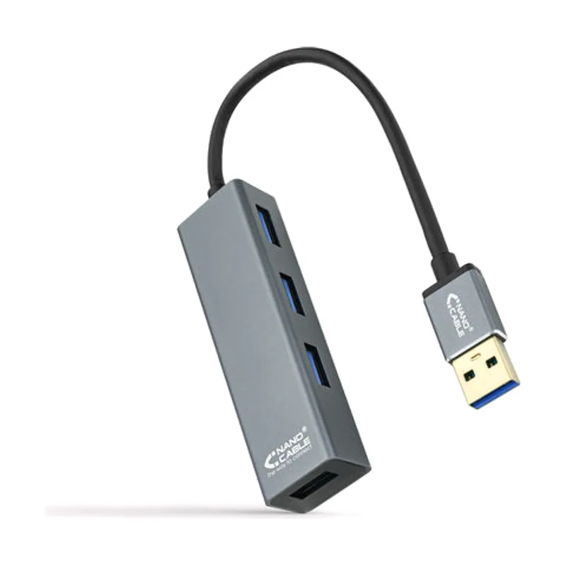 Nanocable HUB Nano Cable 4 Ptos USB3.0