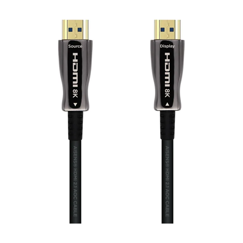 Aisens Cable hdmi tipo-a estandar macho a macho V2.1 AOC ultra alta velocidad