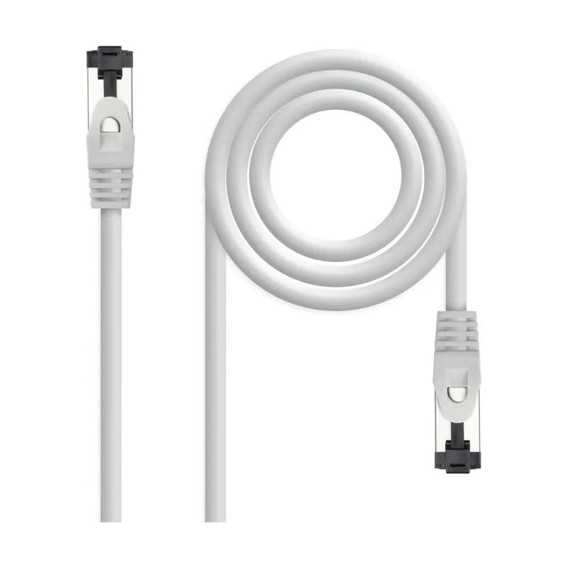 Nanocable Cable red Cat. 8.1 2GHZ SSTP Gris 10m