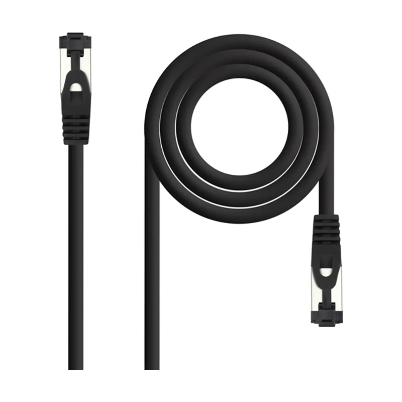 Nanocable Cable red Cat. 8.1 2GHZ SSTP Negro 10m