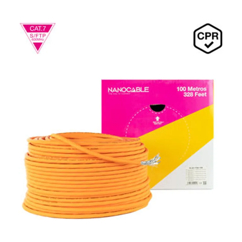 Nanocable Cable Red CAT7 CPR LSZH AWG23
