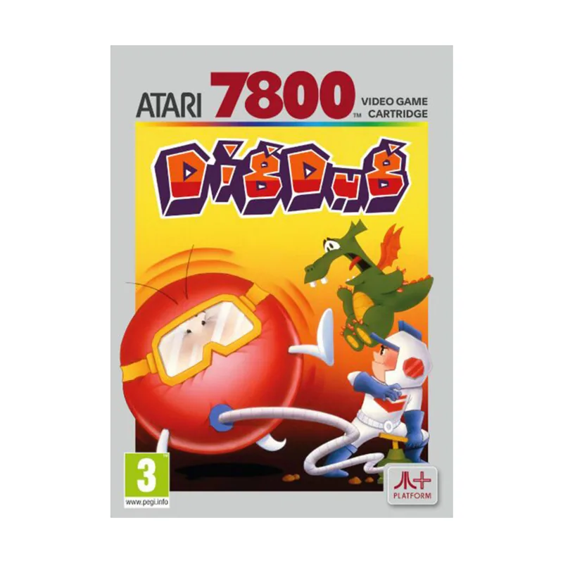 Plaion Cartucho Atari 7800 Dig Dug
