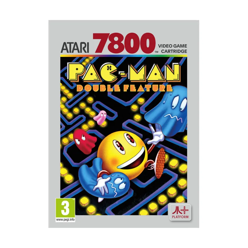 Plaion Cartucho Atari 7800 Pac-Man Double Feature
