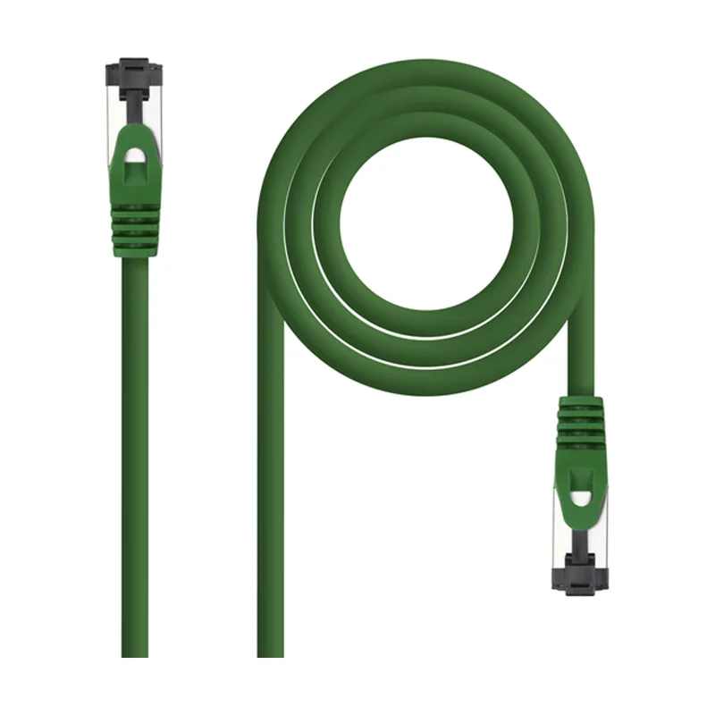 Nanocable Cable red Cat. 8.1 2GHZ SSTP Verde 2m