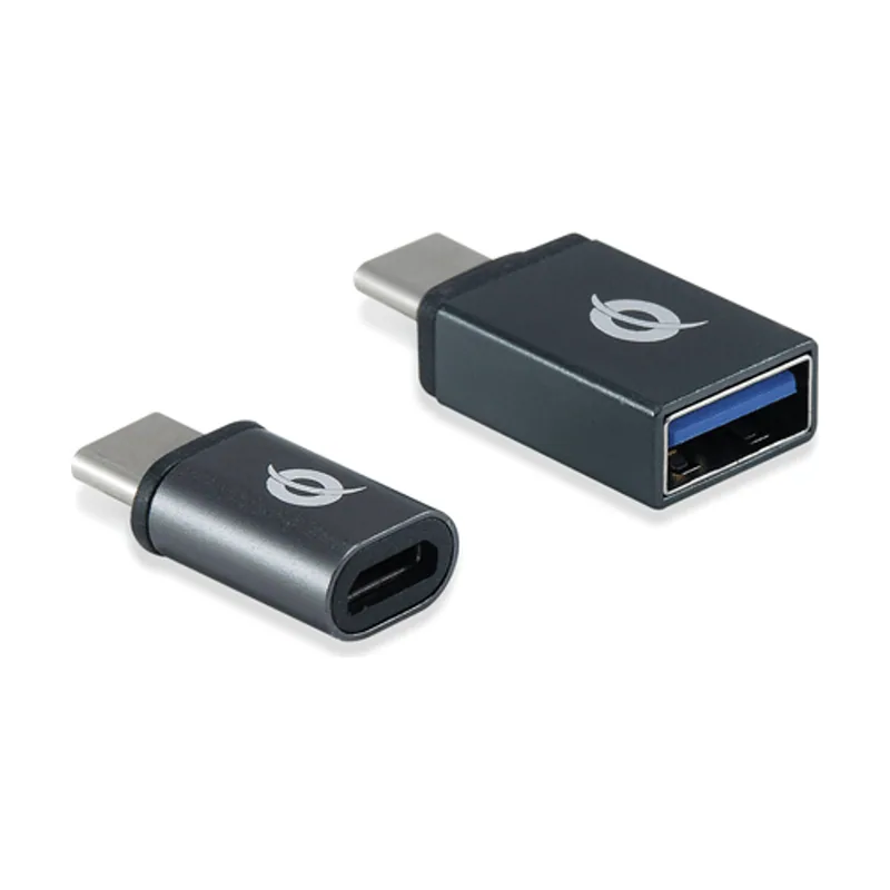 Conceptronic KIT Adaptadores USB-C 3.1 1UD USB-C A USB A Hembra 3.0 1 USB-C A Micro USB Hembra