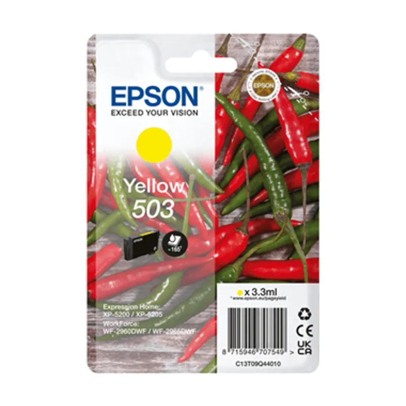 Epson Cartucho Amarillo 503 WF-2960dwf,WF-2965dwf