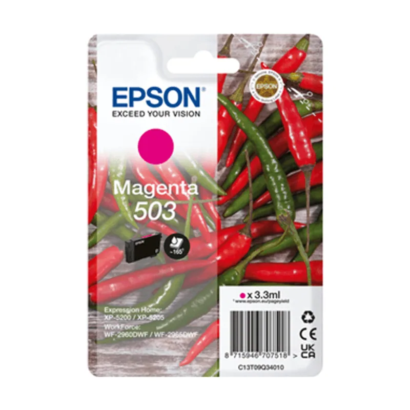 Epson Cartucho Magenta 503 WF-2960dwf,WF-2965dwf