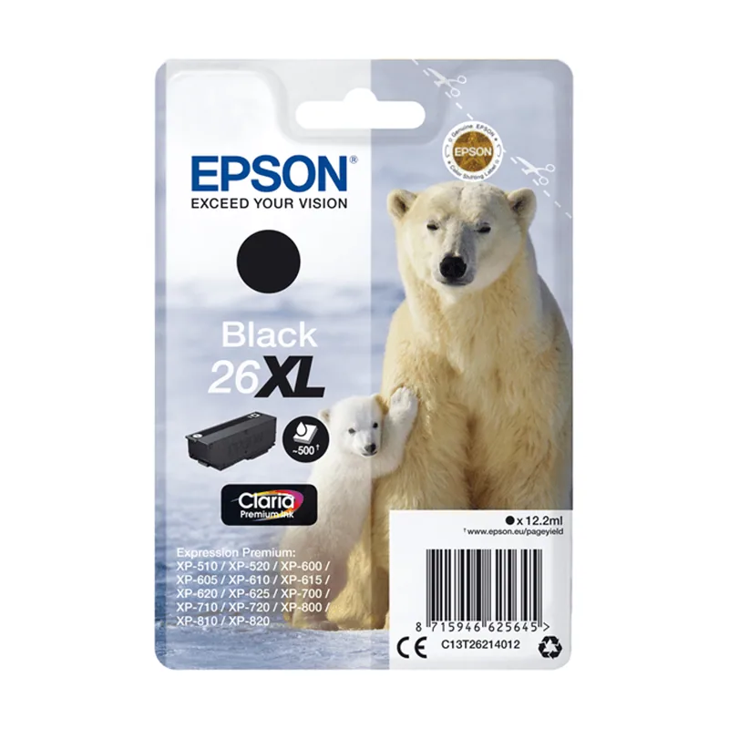Epson Cartucho Negro Alta Capacidad XP-605 C13T26214012