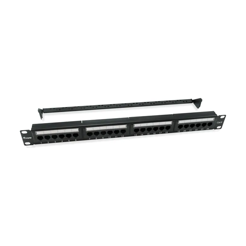 Equip Patch Panel 24 Puertos UTP Categoria 6 1U