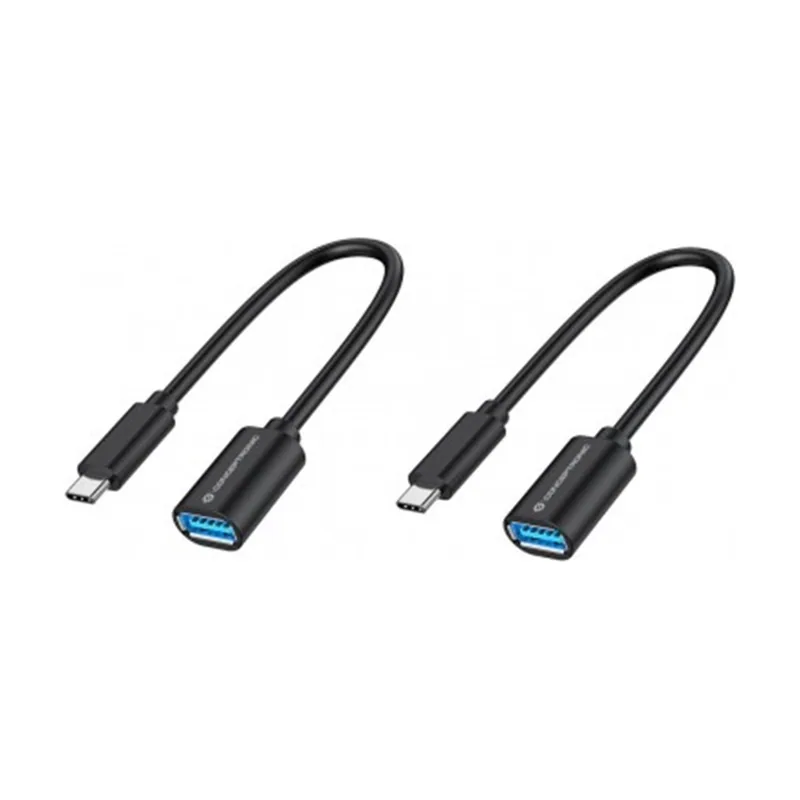 Conceptronic Adaptador USB-C Macho A USB-A Hembra OTG 0.2M