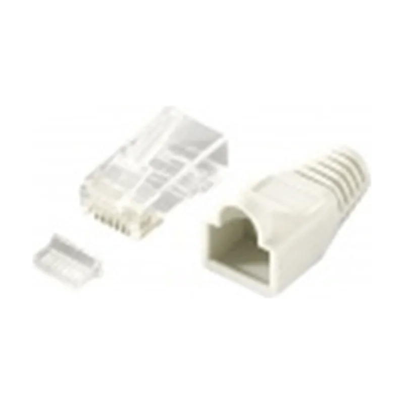 Equip KIT 100 Conectores RJ45 Categoria 6 CON Capuchon Y Guia