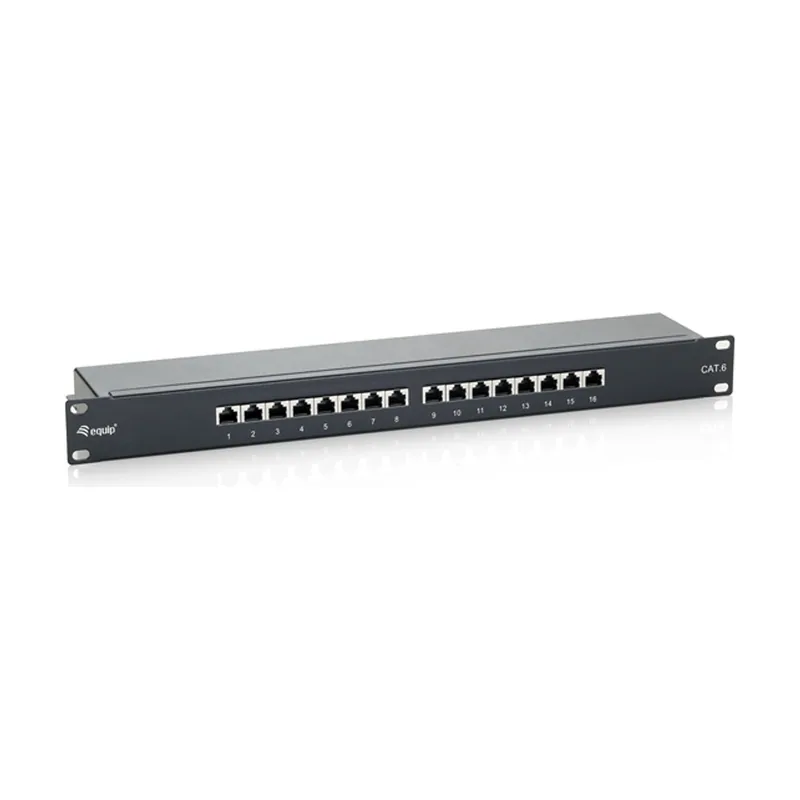 Equip Patch Panel 16 Puertos Categoria 6 Apantallado