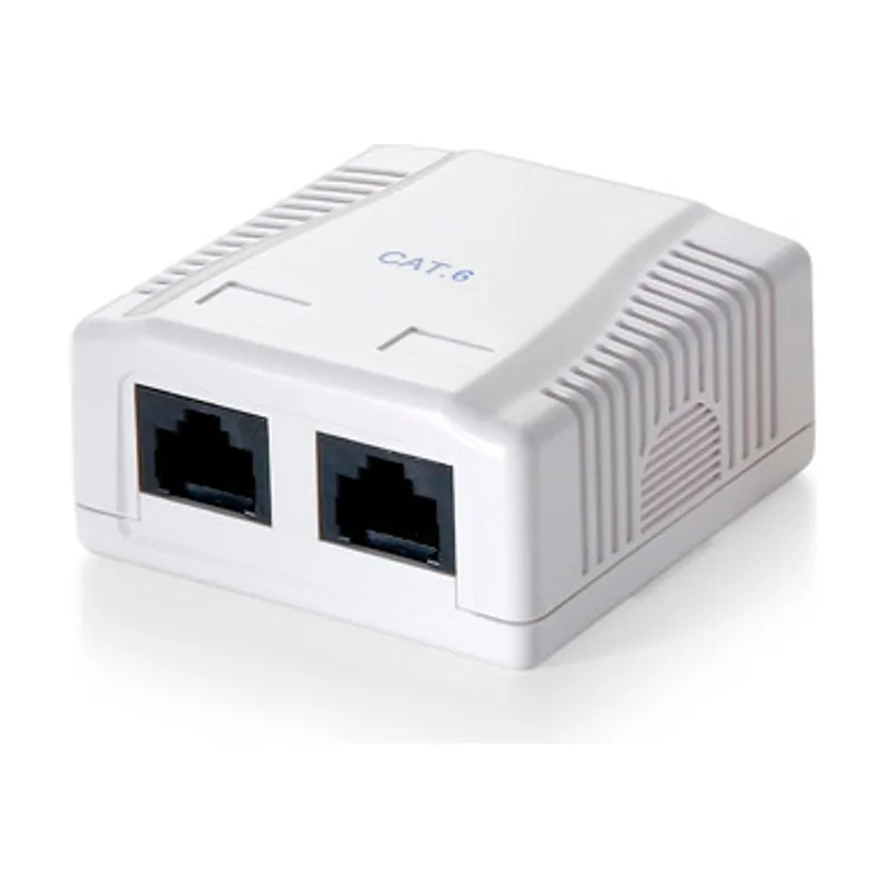 Equip Roseta DE Superficie Categoria 6 2 Hembras RJ45