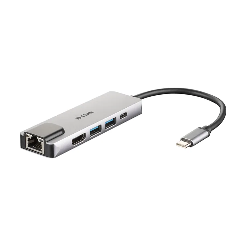 D-Link 5-IN-1 USB-C HUB With HDMI Ethernet AND Power Delive RY
