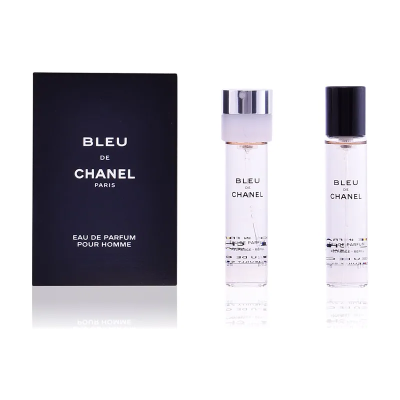 Chanel BLEU eau de parfum recargas vaporizador 3 x