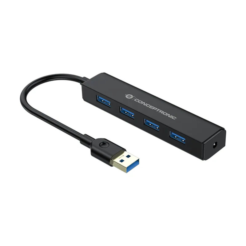 Conceptronic HUB USB 3.0 4 Puertos Mini HUB Pocket C4PUSB3