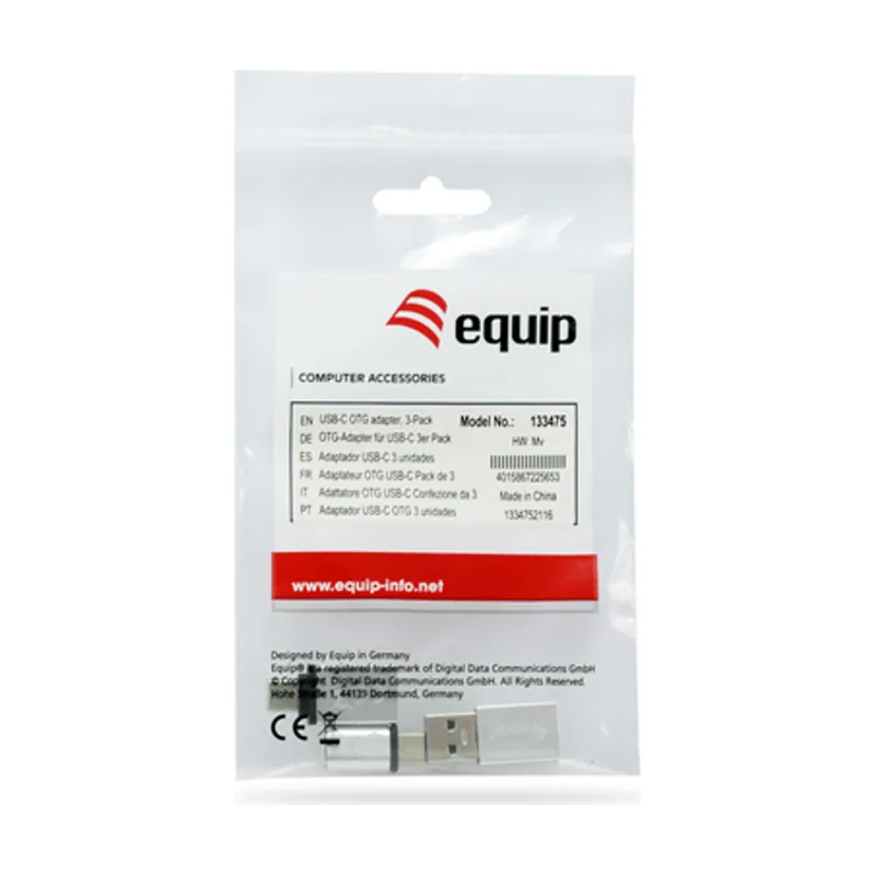 Equip Pack Adaptadores USB-C OTG USB-C Macho A USB-A