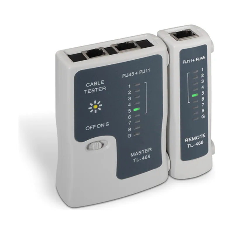 Aisens Tester Para Cable RJ11 RJ12 RJ45 Incluye Funda Proteccion A142-0312