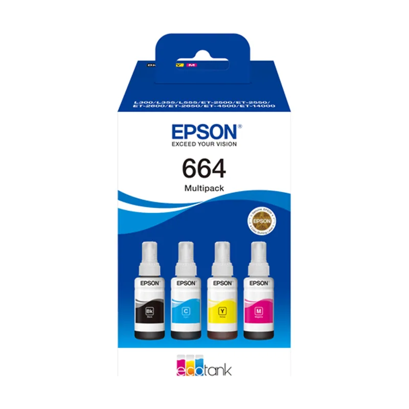 Epson 664 Ecotank 4-COLOUR Multipack