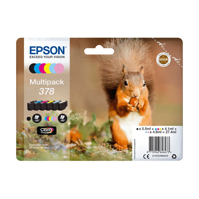 Epson Ink/378 Squirrel CLcMLmYK