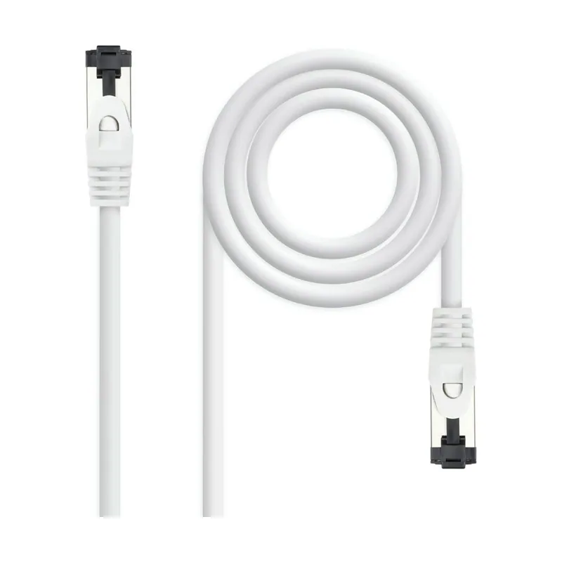 Nanocable Cable red Cat. 8.1 2GHZ SSTP Blanco 1m