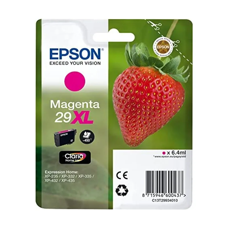 Epson Cartucho Magenta XP-235/XP-332/XP-335/XP-432/XP-435 Nº29XL C13T29934012