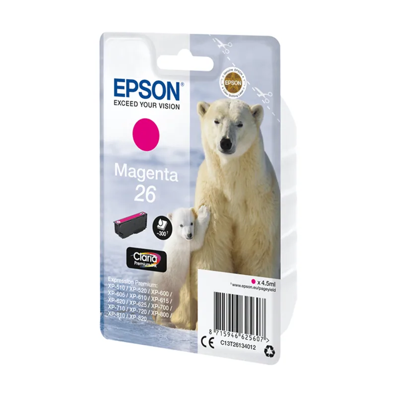 Epson Premium INK Claria Magenta 26