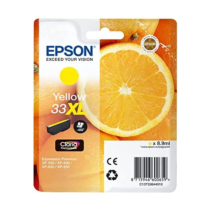 Epson Sglpck Yellow 33XL PREM.INK Yellow High XL