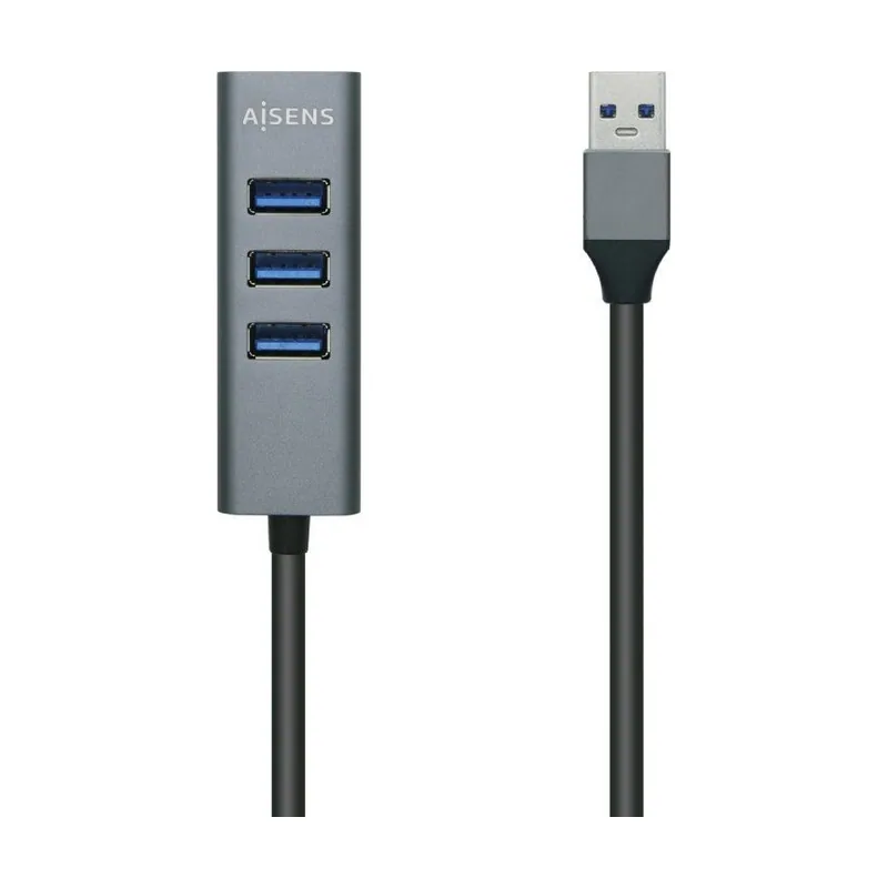 Aisens Hub USB3.0 Aluminio