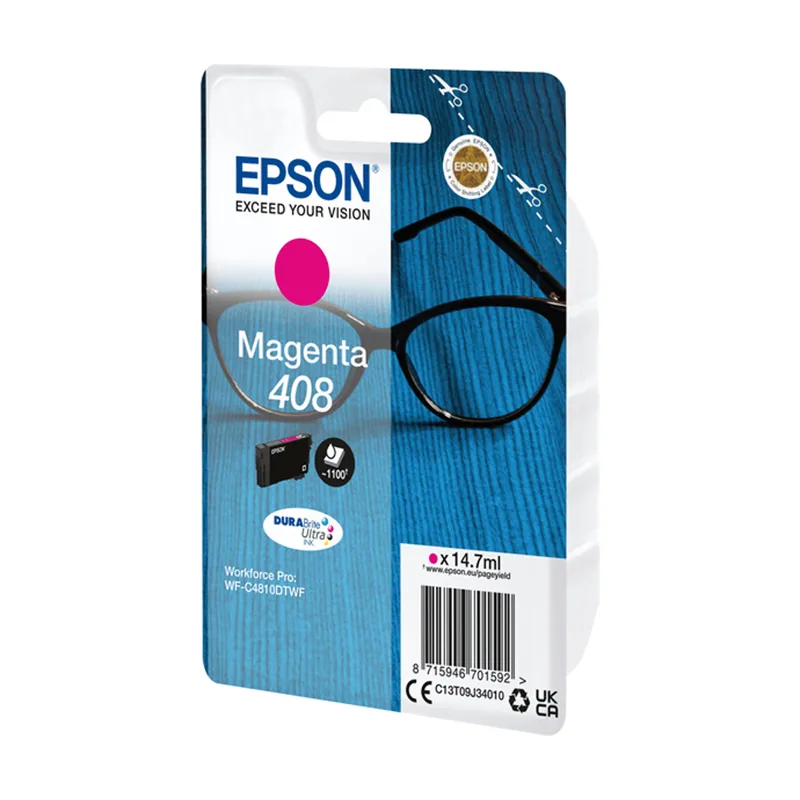 Epson Ink/Singlepack Magenta 408 DURABrite Ult