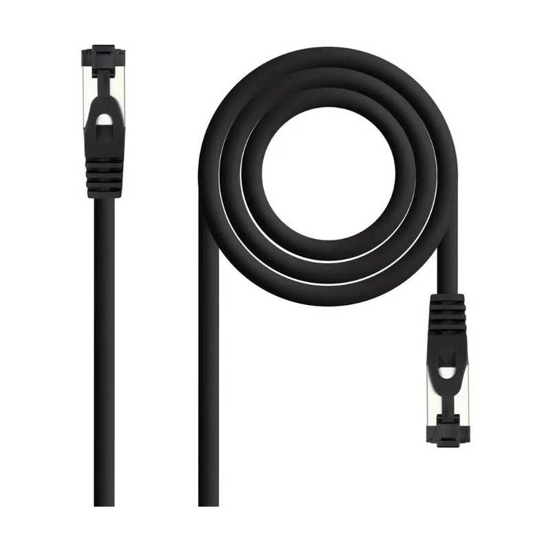 Nanocable Cable red Cat. 8.1 2GHZ SSTP Negro 3m