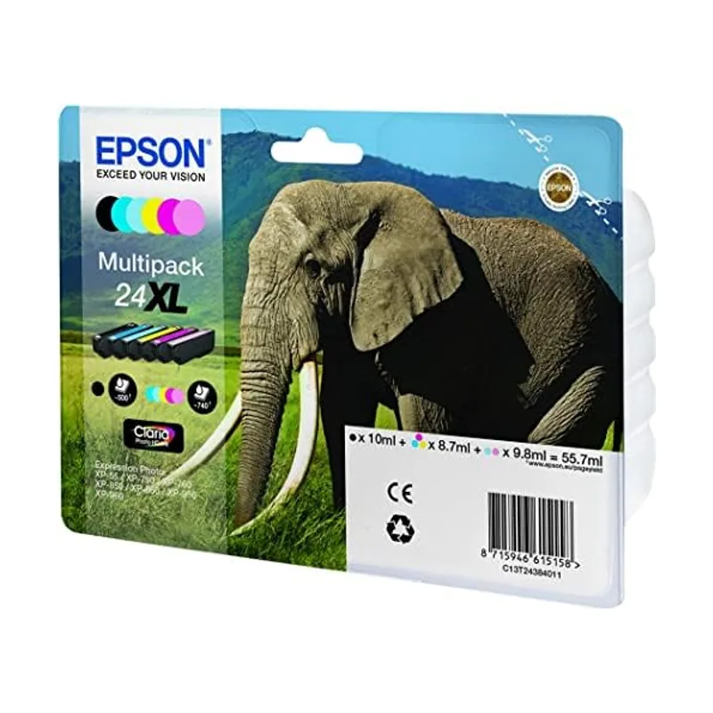 Epson Cartucho Multipack 24XL 6 Colores C13T24384011