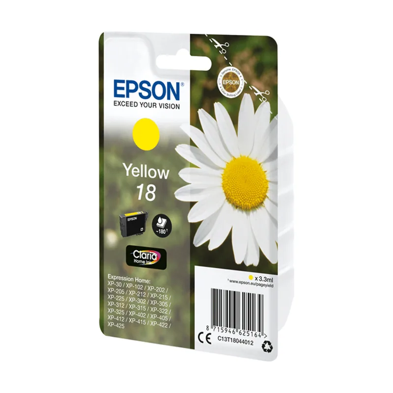 Epson Cartucho Amarillo XP-102/205/305/405 C13T18044012