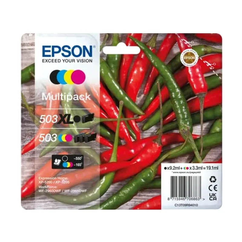 Epson Ink/503XL Chillies CMYK