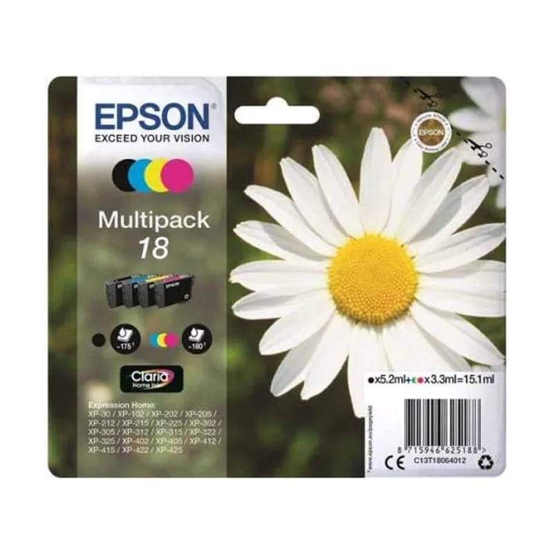Epson Cartucho Multipack 18 C13T18064012