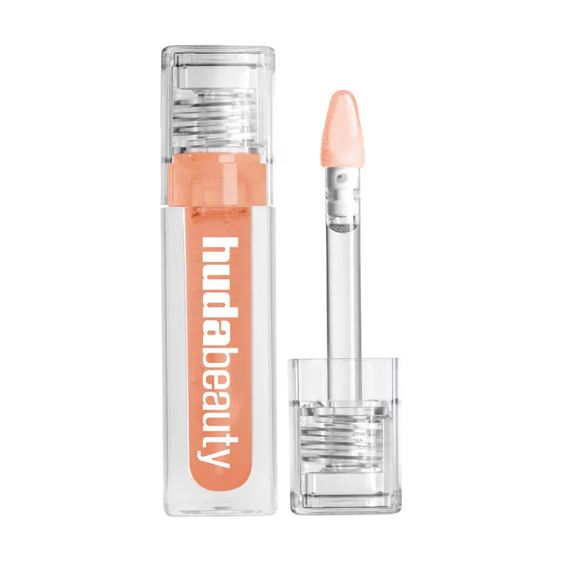 Huda Beauty FAUX FILLER JELLY OIL lip oil #Juicy Peach