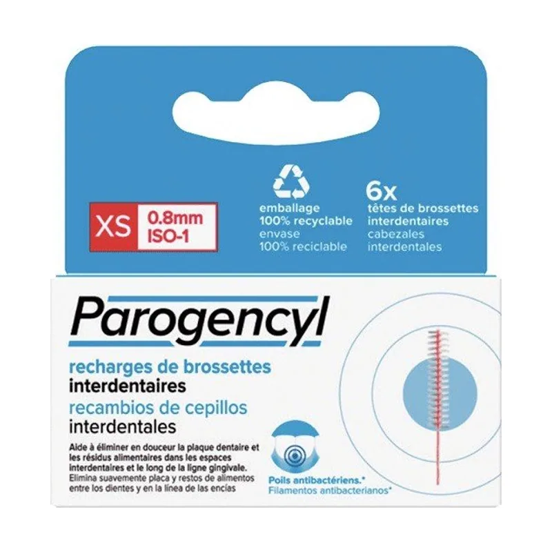 Recambios de Cepillos Interdentales XS 0,8 mm ISO-1
