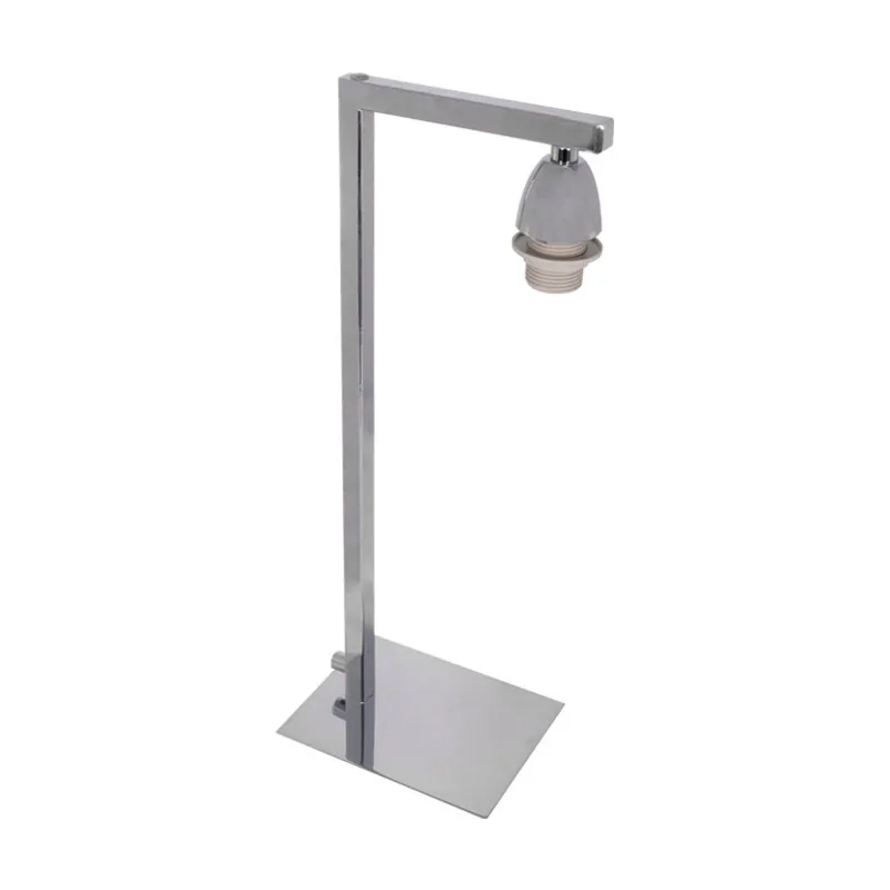 Lumit Base para sobremesa dubai 1xe14 l.11xan.16xal.39cm cromo