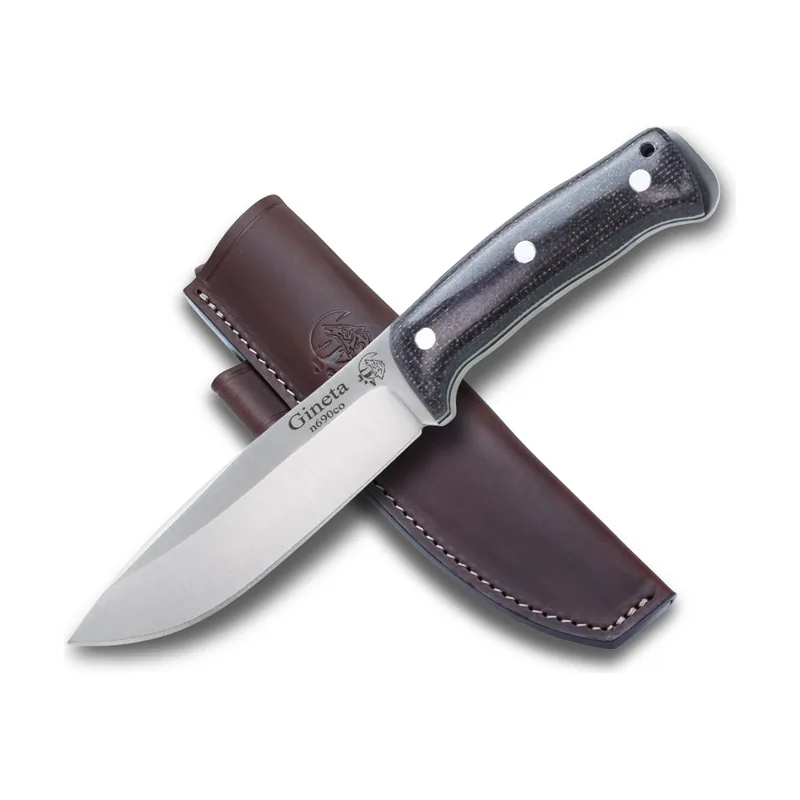 Cuchillo bushcraft J&V Gineta Micarta Bisón