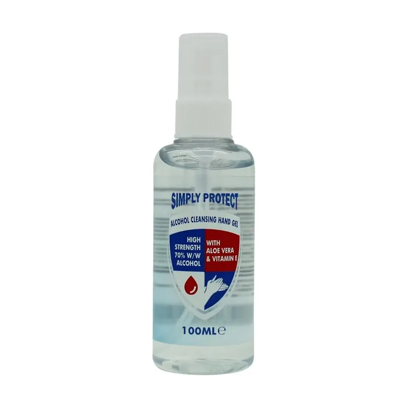 Gel de manos limpiadoras de alcohol 100ml
