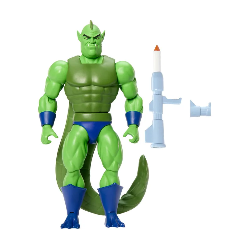 Masters of The Universe Origins Cartoon Collection Whiplash Figura de acción de Villano con Cola de 14cm