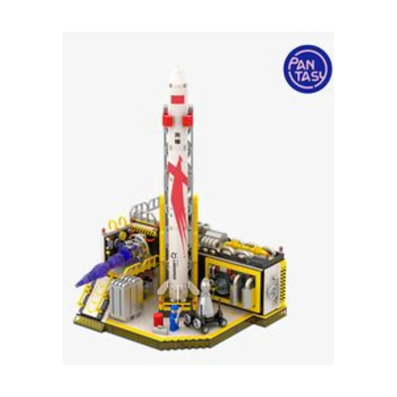 Shantou pinqi culture and technology Landspace-rocket dreamworks set construccion 43 cm joyside series