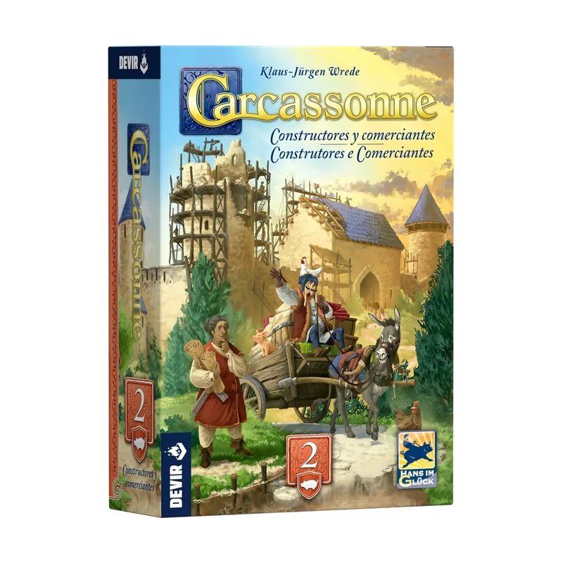 Asmodee Devir Carcassonne Constructores y Comerciantes