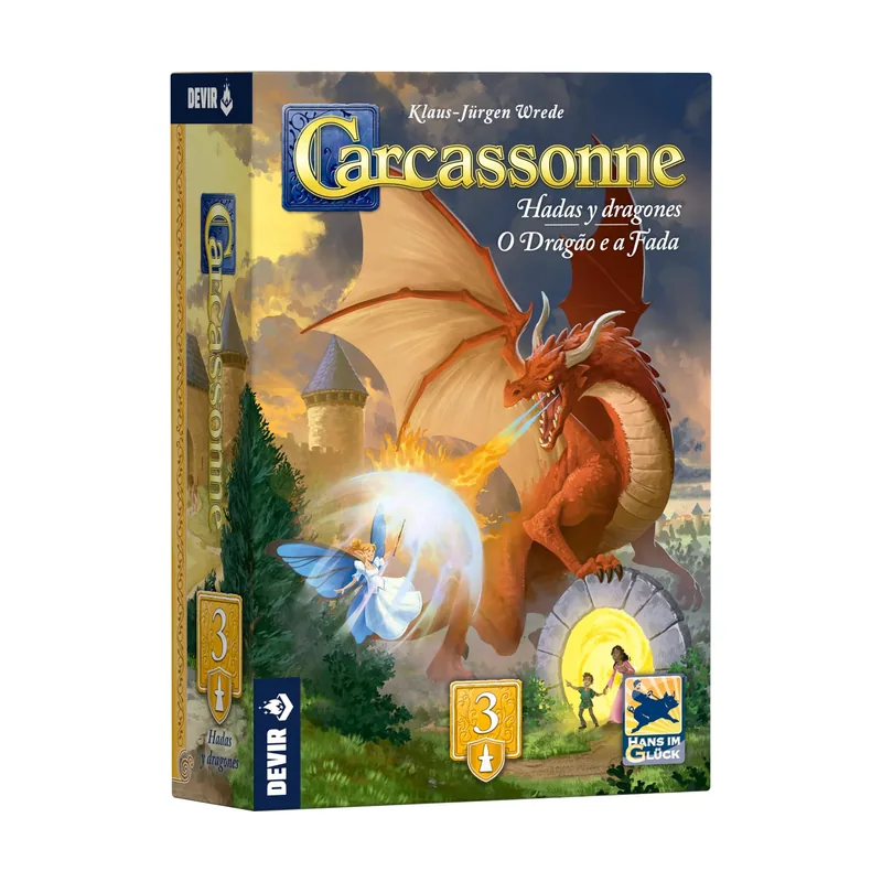 Devir Carcassonne Dragones y Hadas