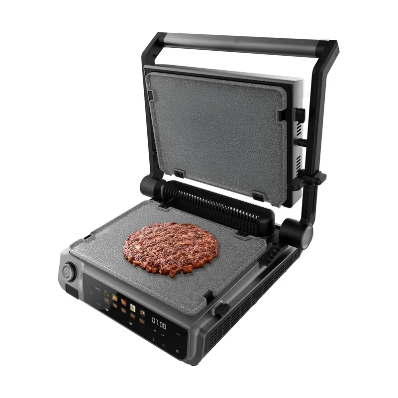 Cecotec Parrilla Eléctrica con Grill Rock'nGrill 2000 Smash PerfectCook.