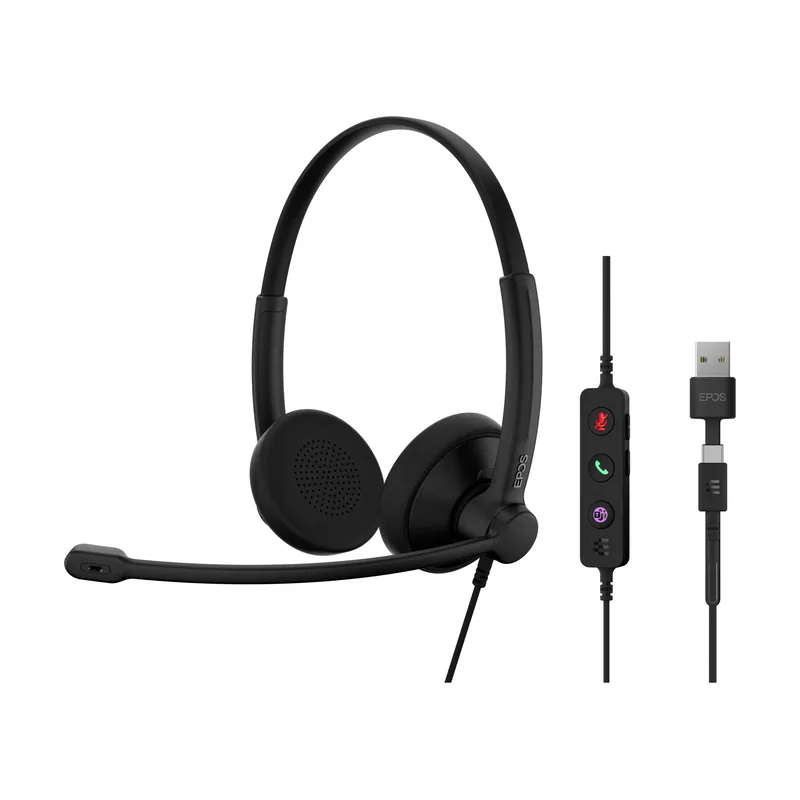 Impact 100 MS Stéréo USB-C+A Casque Avec Microphone