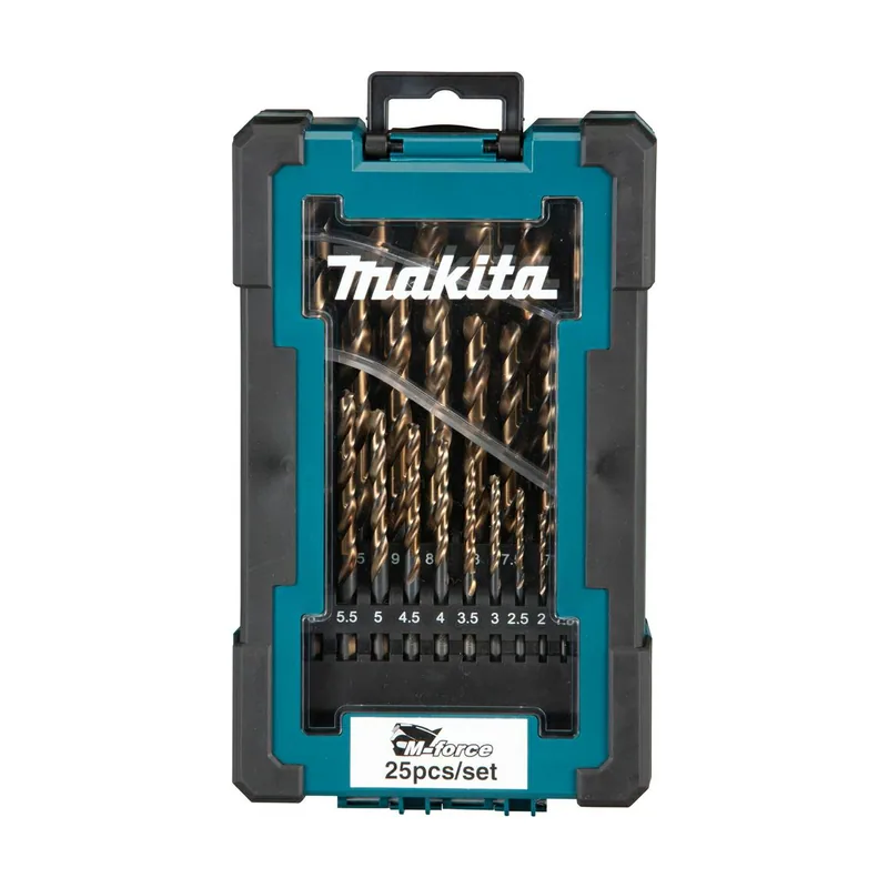 Makita zestaw wierteł do metalu hss-g m-force 25szt.1-13mm